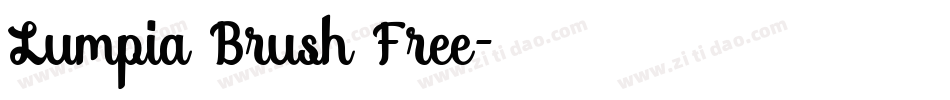 Lumpia Brush Free字体转换